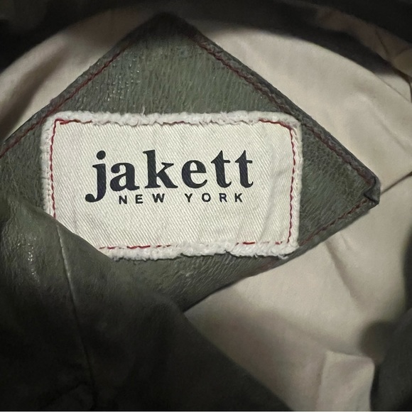 Jakett New York Leather jacket olive green - Picture 13 of 13